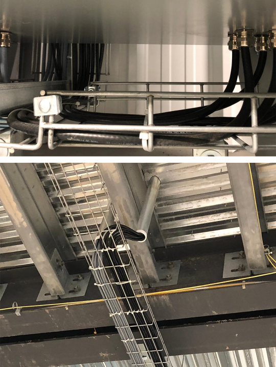 Cable in Tray to Conduit