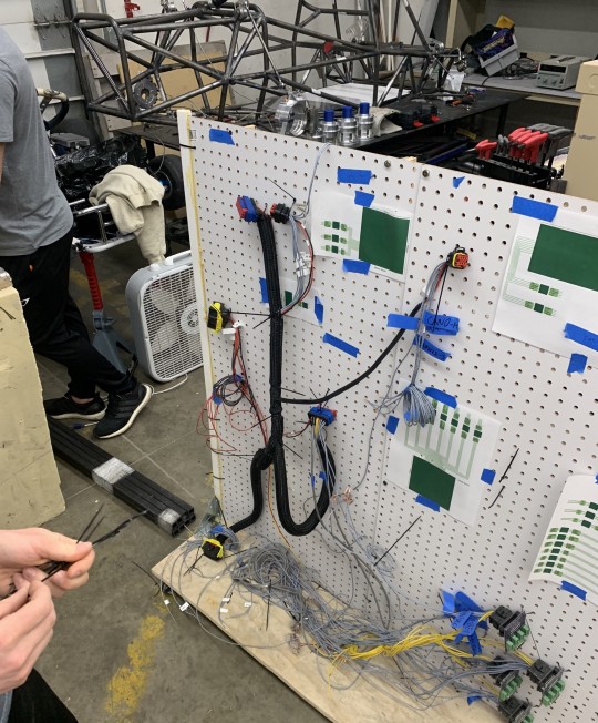 Low-voltage cable harness