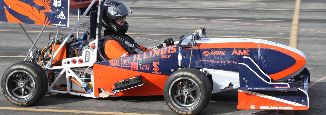 Race car at Track