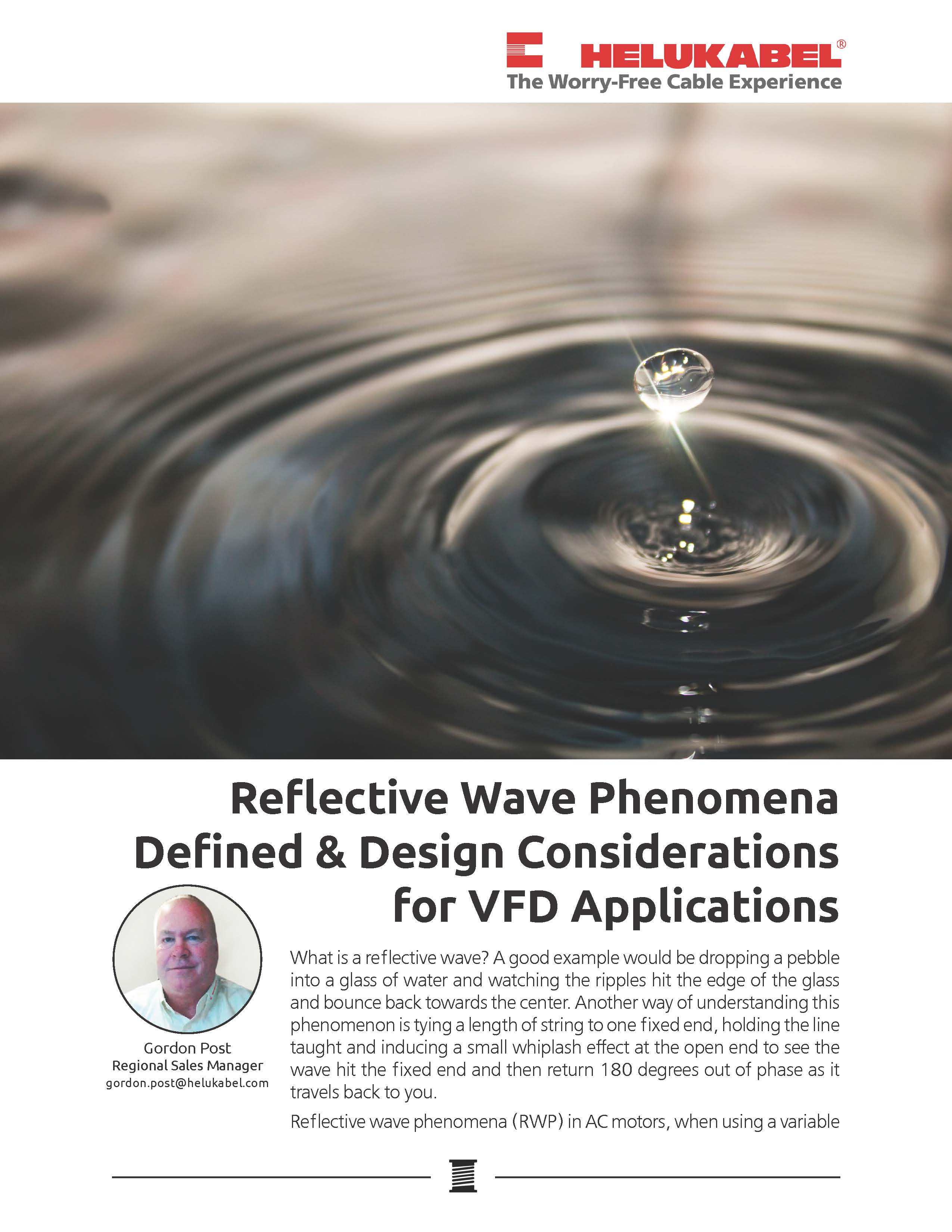 Reflective Wave Phenomena Defined & Design Considerations for VFD Applications