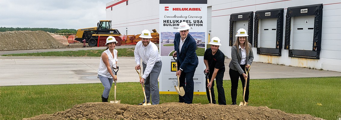 HELUKABEL Management at Groundbreaking Ceremony